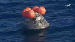Misión Artemis II: la cápsula amerizó con éxito en el océano Pacífico Misión Artemis II: la cápsula amerizó con éxito en el océano Pacífico