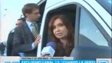 CFK: Tanto afecto consuela después de algunas cosas que pasaron