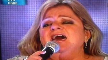 Claudia Pirán revivió entre lágrimas su actuación de anoche