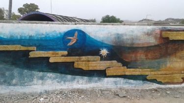 Polémica por un mural de la Difunta Correa