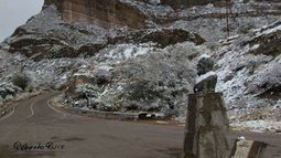 Jáchal amaneció nevada: mirá la hermosa galería de Roberto Ruiz