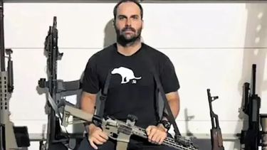 El hijo de Bolsonaro publicó un desopilante mapa de Latinoamérica: ¿avanza el comunismo?