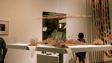 Comenzó la muestra de obras sanjuaninas en el Museo Franklin Rawson