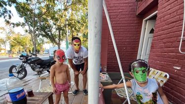 Rivadavia: cumplió 5 con Covid y así lo festejó con su mejor amigo