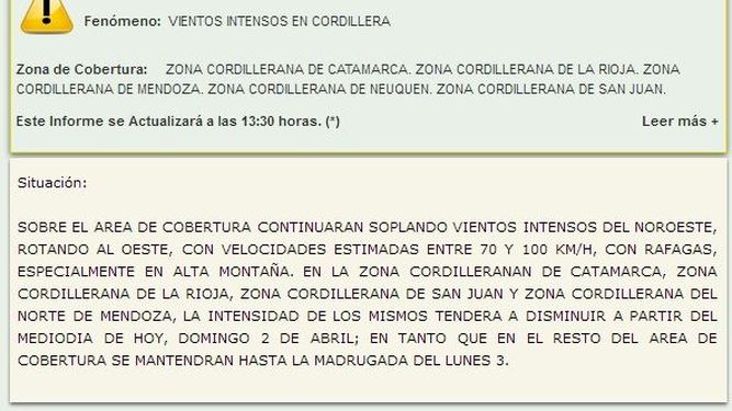 Un domingo con máxima de 26º y en alerta por vientos intensos y tormentas fuertes