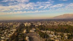 Agarrate, así llega el viento Zonda al centro de San Juan
