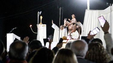 Una multitud visitó las reliquias del Cura Brochero en San Juan