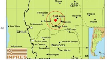 Un fuerte sismo movió el suelo sanjuanino durante la mañana