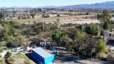 Se derrumbó la planta que ofrece servicio de agua a la zona Norte de Jáchal.