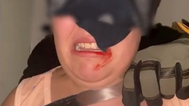 (Captura del falso video de su secuestro)