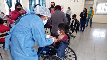 Vacunas para alumnos con discapacidad: cómo arrancó el operativo en San Juan