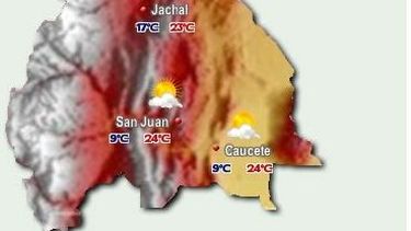 Llegó el Sur: la máxima este domingo no superará los 24 º