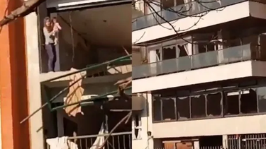 Impactante explosión en un edificio de Montevideo: hay heridos