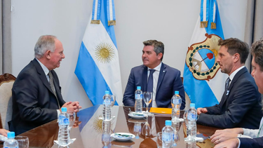 Luis Lucero, secretario de Minería de Nación, fue recibido por el gobernador Marcelo Orrego.