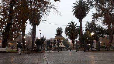 El domingo amaneció entre neblina, helado e ideal para quedarse en casita