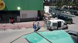 Otra vez un pitbull atacó a una persona que debió ser trasladada al Hospital Rawson