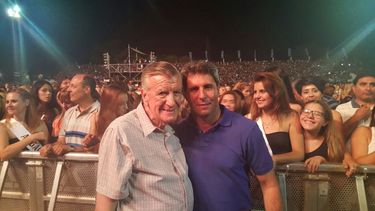 Gioja y Uñac, presentes en el show de Ricky Martin