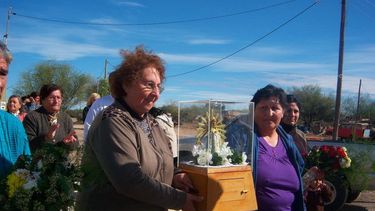 Llega una imagen de la Virgen de Luján que fue bendecida por Francisco