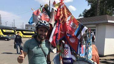 La locura sin fin: ahora el sanjuanino Maty Amaya irá en bici a Qatar 2022