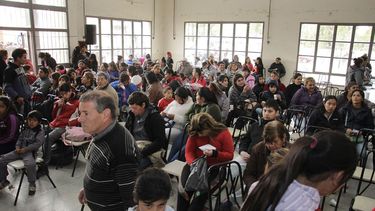 Multitudinario operativo de abordaje territorial en Pocito