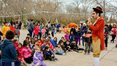 Los más pequeños vivieron una jornada diferente en la plaza