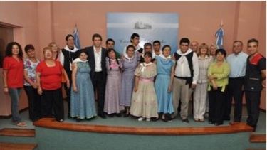 Uñac, junto a jóvenes especiales del Centro de Día “Belén de la Frontera”
