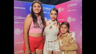 Conoció a María Becerra en la Fiesta Nacional del Sol