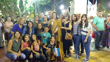 Los albardoneros celebraron con su reina toda la noche