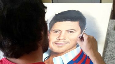 El pintor autodidacta que sorprendió a Tinelli