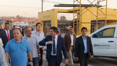 En la previa de la Fiesta Nacional del Sol, Orrego recorrió el predio en Pocito