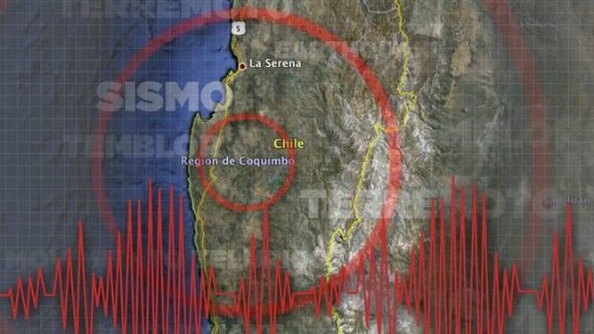 Un fuerte temblor en la región de Coquimbo se percibió en San Juan Un fuerte temblor en la región de Coquimbo se percibió en San Juan