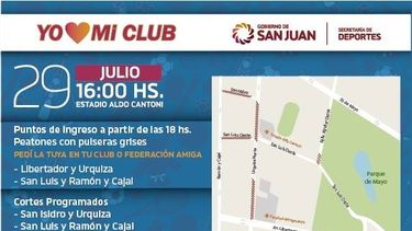 Estos son los cortes de calle por la fiesta de Yo Amo Mi Club