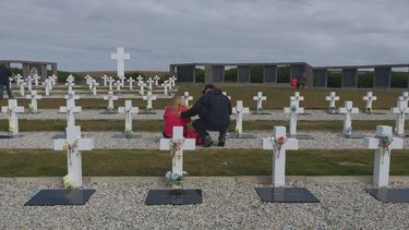 Día Seis: rosarios blanquicelestes al sol y una flor bajo la lluvia