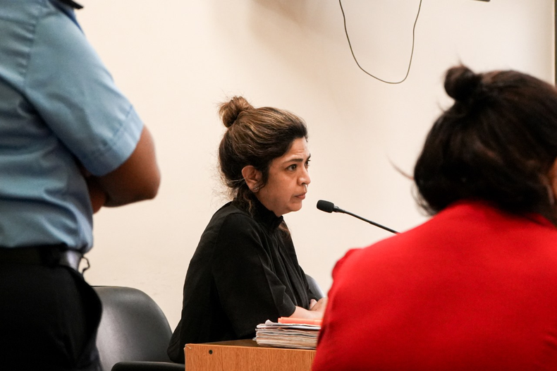 La abogada María Filomena Noriega, la defensora.