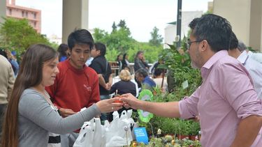 Sanjuaninos aprovecharon la feria para comprar el regalo a mamá