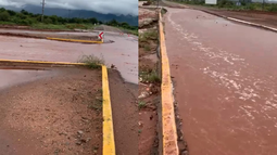 Precaución en Valle Fértil: las lluvias afectaron la transitada Ruta Nacional 150