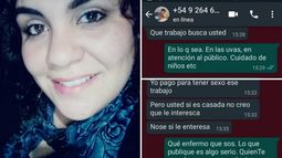 Tremendo: una sanjuanina buscaba trabajo y recibió una propuesta indecente