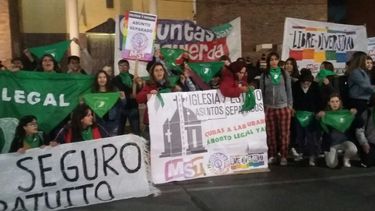 Plaza 25: otro pañuelazo verde a favor del aborto legal