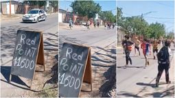 Video: en Chimbas vendieron cigarrillos en oferta y afirmaron que venía toda la gente corriendo