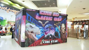 El Cine 6D, la sensación en el Híper