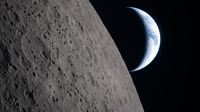 Un repaso por algunas de las mejores imágenes de la luna tomadas desde Artemis II.