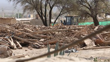 Máquinas arrasaron con parte del Fortín de los Jesuitas, un patrimonio ullunero de casi 300 años