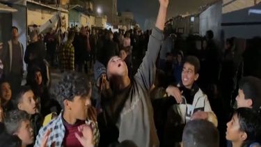 Israel y Hamás acordaron un alto al fuego y así fueron los festejos en Gaza