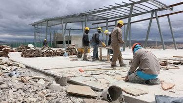 La obra del Predio Ferial de Chimbas, a toda marcha