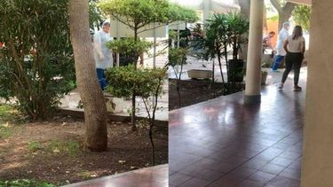 Gran operativo en Casa de Gobierno por un oriental pidiendo ayuda por el Coronavirus