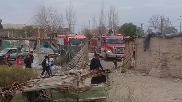 Por la crisis, Bomberos Voluntarios de Caucete se quedó sin combustible y tiene el teléfono cortado