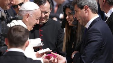 Audio: lo que dijo el Gobernador luego de su encuentro con el Papa Francisco