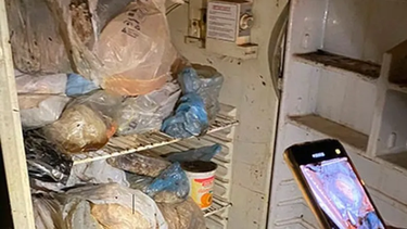 Casa del horror: confirman de qué era la carne que estaba en la heladera