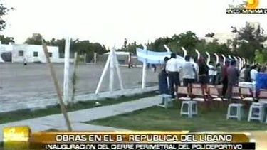 Nuevo cierre perimetral del predio del Barrio República del Líbano