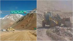 Tras el alud, volvieron a habilitar el tránsito en el Paso de Agua Negra